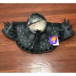 Halloween Spiked Collar Costume Tag Attached Illusive Concepts NOS 90s Vtg